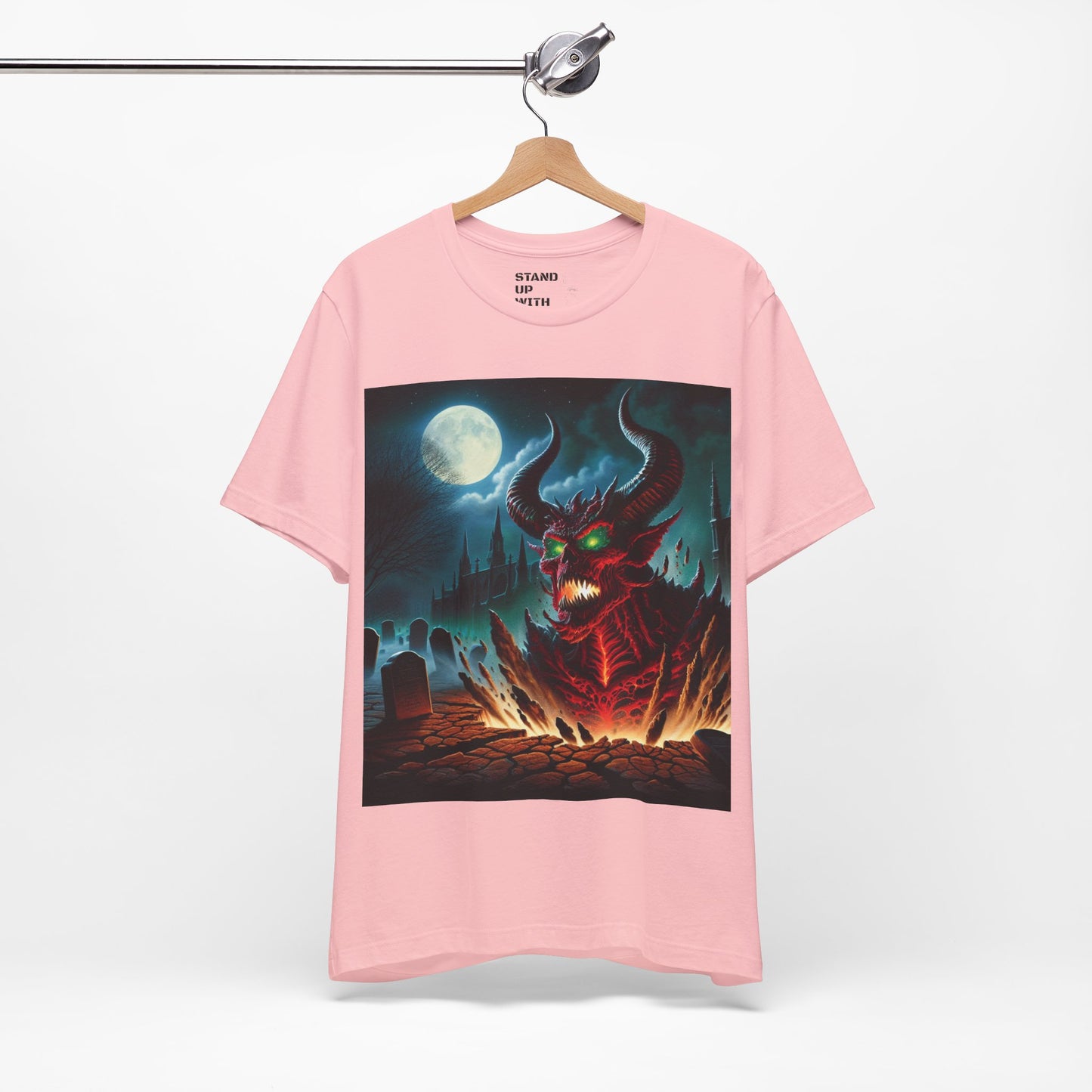 The Devil Rises Jersey Short Sleeve Tee