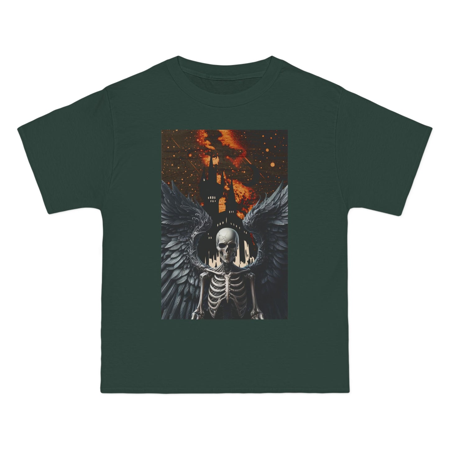 Gothic Skeleton Graphic Tee - Unisex Beefy-T® Short-Sleeve T-Shirt