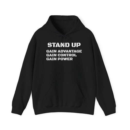 Stand Up Gain Advantage Control Power Hooded Sweatshirt