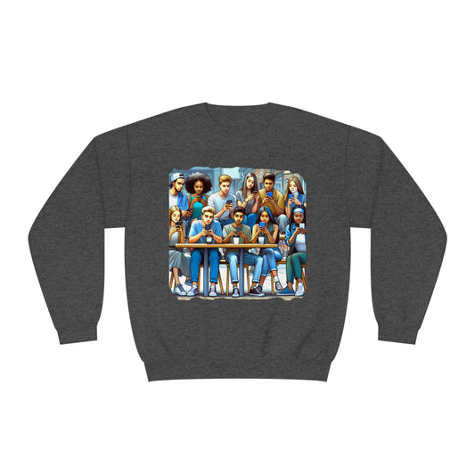 Teen Tech With Friends Crewneck Sweatshirt