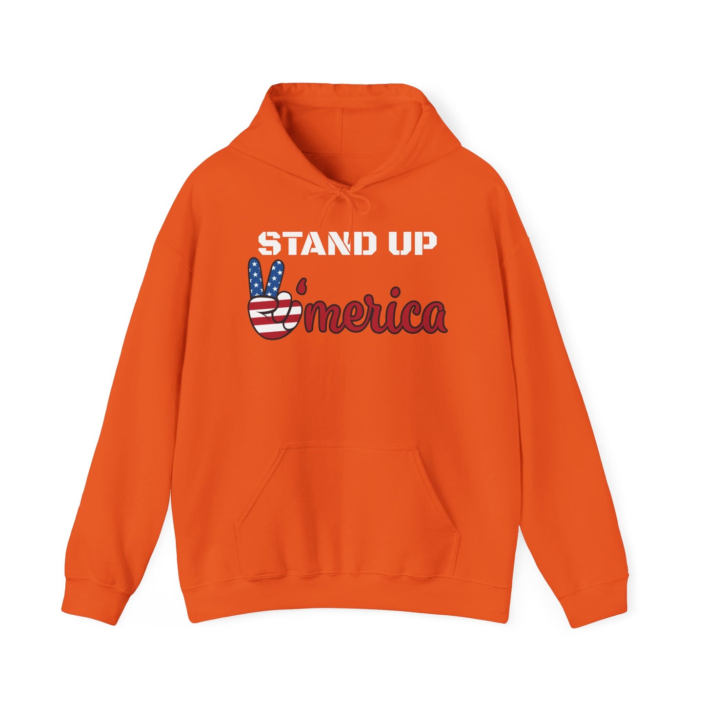 Stand Up America With Attitude Hooded Sweatshirt